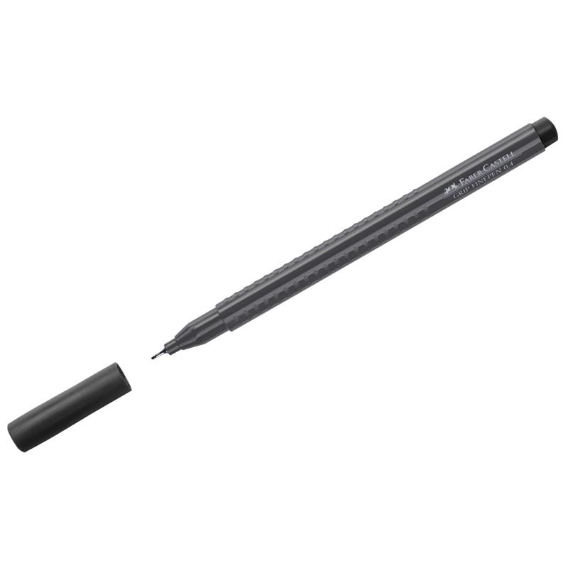 Ручка капиллярная Faber-Castell "Grip Finepen" черная, 0,4мм, Ручка капиллярная Faber-Castell "Grip Finepen" черная, 0,4мм,