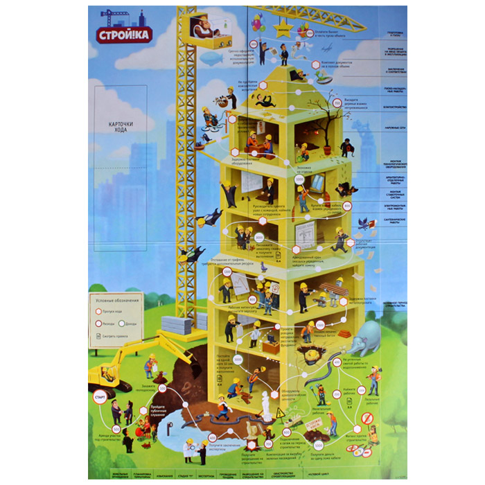 Настольная игра "Строй!ка" Настольная игра "Строй!ка"