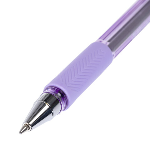 Ручка шариковая BRAUBERG BP-GT PASTEL, СИНЯЯ, корпус ассорти, пишущий узел 0,7