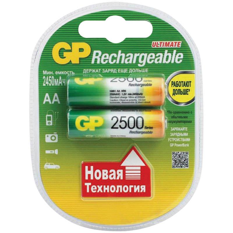Аккумулятор HR06 GP 250AAHC-UC2 2500mAh: 250AAHC-UC2 штр.: 4606152011251 Аккумулятор HR06 GP 250AAHC-UC2 2500mAh: 250AAHC-UC2 штр.: 4606152011251