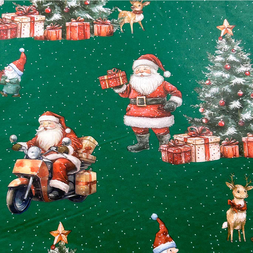 Набор ErichKrause Decor 4 листа упаковочной бумаги тишью В гостях у Санты Набор ErichKrause Decor 4 листа упаковочной бумаги тишью В гостях у Санты