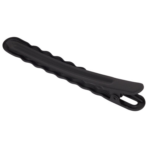 Заколки для волос НАБОР 2 шт., 8 см, зажим, soft touch, чёрный, MONTE VITA Заколки для волос НАБОР 2 шт., 8 см, зажим, soft touch, чёрный, MONTE VITA