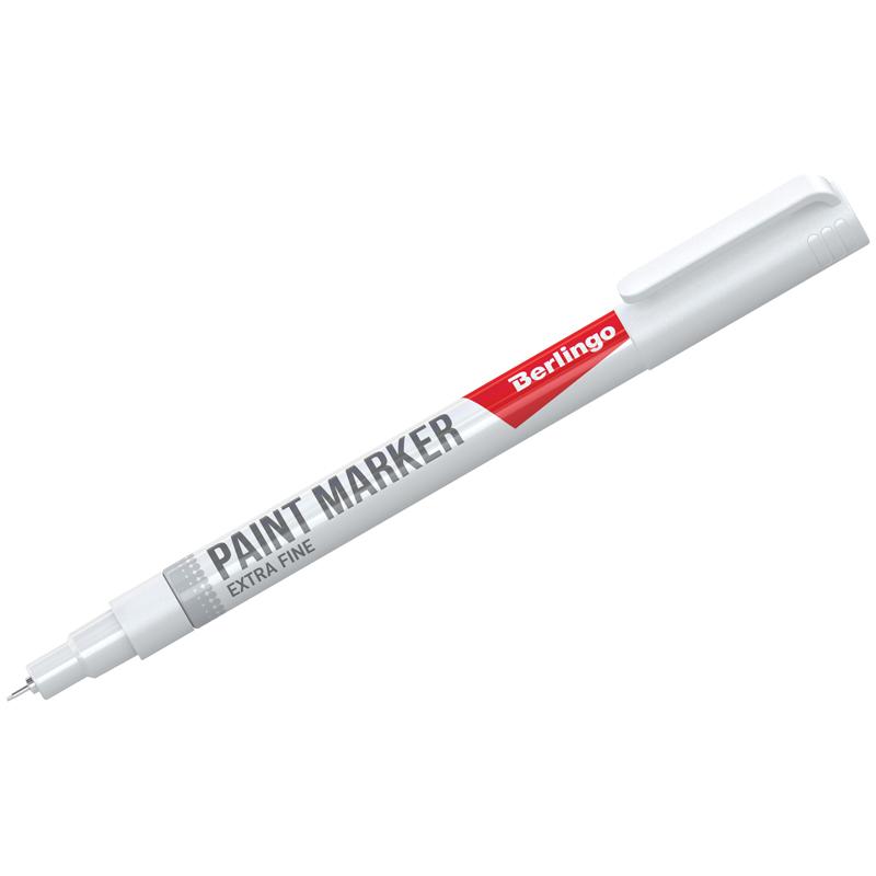 Маркер-краска Berlingo, белая, 1мм, нитро-основа Маркер-краска Berlingo, белая, 1мм, нитро-основа