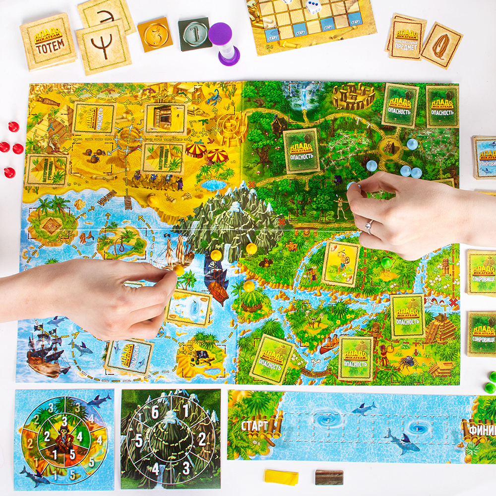 Игра детская настольная "Кладоискатели"
