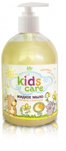 Iris Kids Care Детское жидкое мыло с КАЛЕНДУЛОЙ и ЧИСТОТЕЛОМ 500мл/8шт Iris Kids Care Детское жидкое мыло с КАЛЕНДУЛОЙ и ЧИСТОТЕЛОМ 500мл/8шт