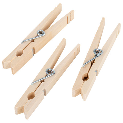 Прищепки бельевые 8,4 см, КОМПЛЕКТ 20 штук, дерево, PRIMILA (ПРИМИЛА) WOOD,