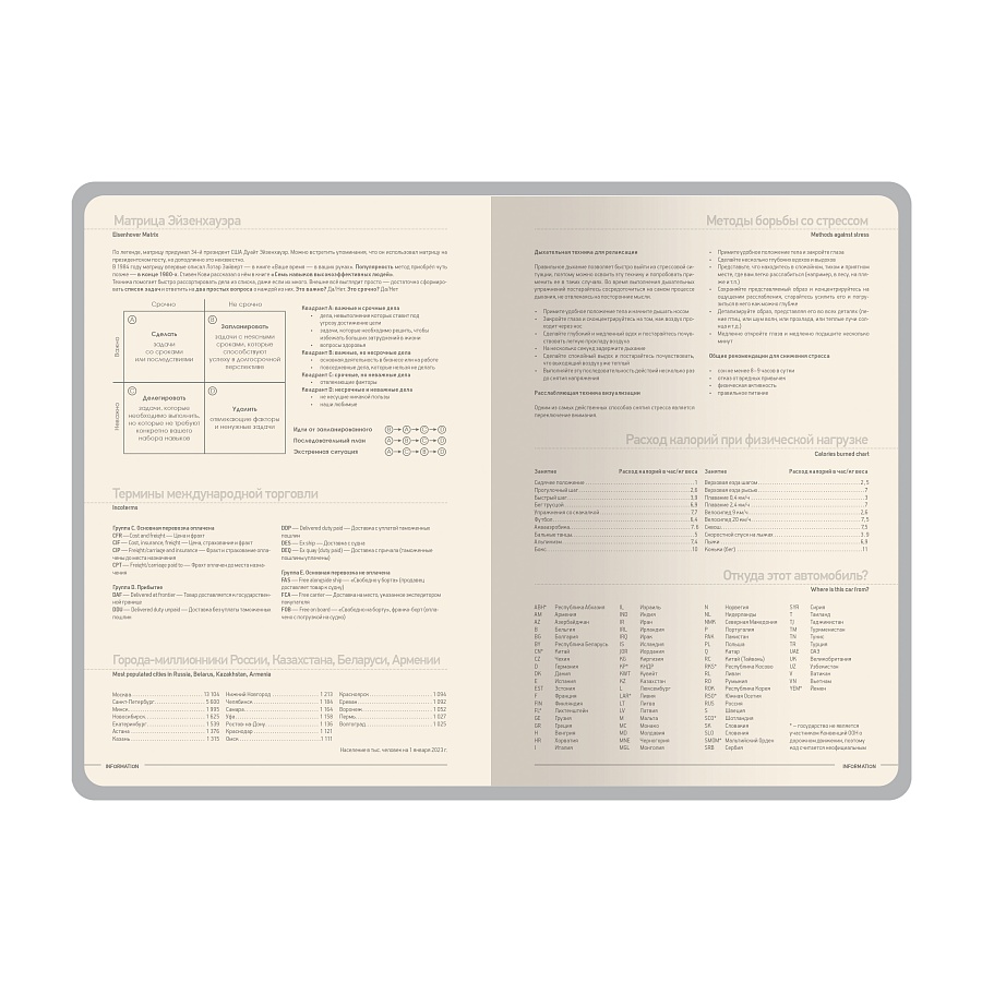 Ежедневник BrunoVisconti® недатированный А5 (145 х 215 мм) "MEGAPOLIS