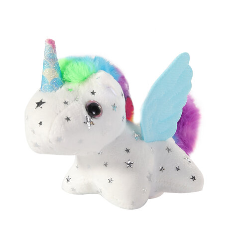 Игрушка мягкая заводная "Единорог", высота 11 см, ассорти 2 цвета,