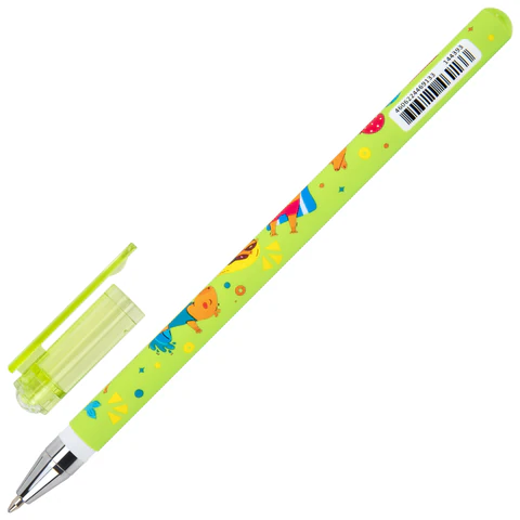 Ручка шариковая с принтом FUNSTER (ФАНСТЕР) STICK "CUTE CAPY", СИНЯЯ,