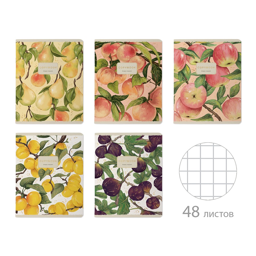 ТЕТРАДЬ 48Л. "FLORA.FRUITS" ТЕТРАДЬ 48Л. "FLORA.FRUITS"