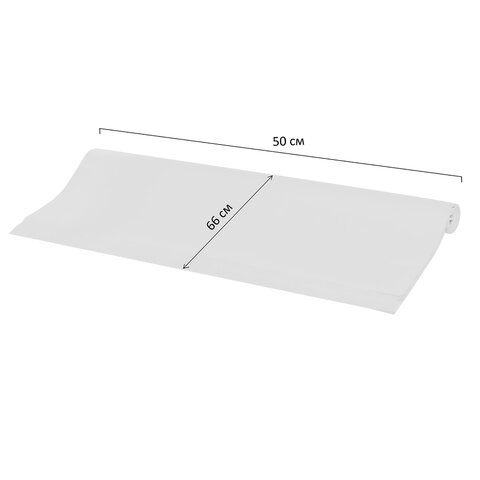 Цветная бумага ТИШЬЮ 17 г/м2, 50х66 см, 50 листов в рулоне, белая, ЗОЛОТАЯ