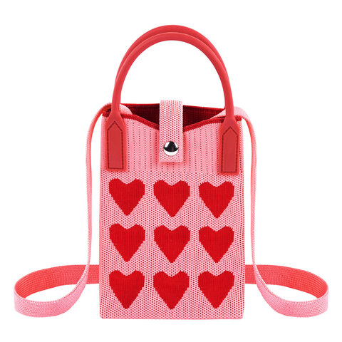 Сумочка-органайзер повседневная HEIKKI KNIT (ХЕЙКИ) кросс боди, вязаная, 17х12х5