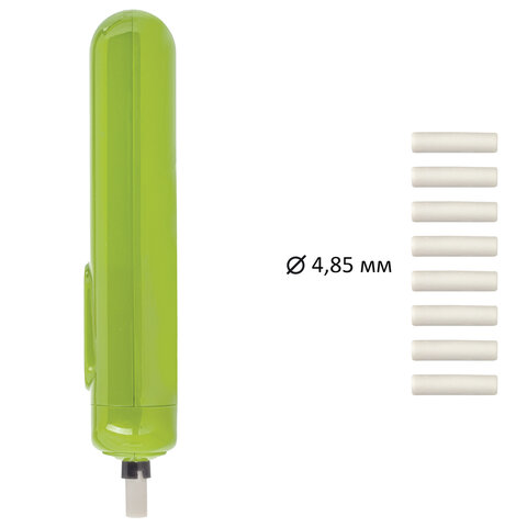 Ластик электрический BRAUBERG JET, питание от 2 батареек ААА, 8 сменных Ластик электрический BRAUBERG JET, питание от 2 батареек ААА, 8 сменных