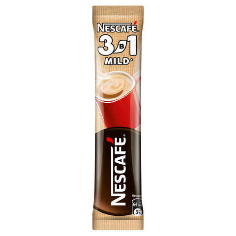 Кофе растворимый NESCAFE "3 в 1 Мягкий", 20 пакетиков по 14,5 г