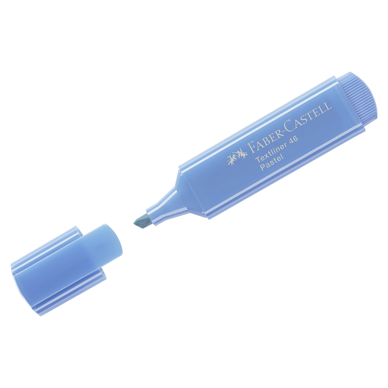 Текстовыделитель Faber-Castell "46 Pastel", ультрамарин, 1-5мм Текстовыделитель Faber-Castell "46 Pastel", ультрамарин, 1-5мм