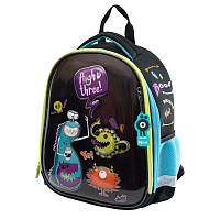 Ранец F?rst F-Glow "Monster party" 37*29,5*16см, 2 отделения, 2 кармана, анатомическая спинка
