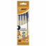 Ручки шариковые BIC, набор 4 шт., "Cristal Original", пластиковая