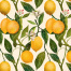 УПАКОВОЧНАЯ БУМАГА "FLORA. LEMONS", 70 х100 см