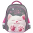 Ранец BRAUBERG KIDS STANDARD, 2 отделения, "Кот-мурлыка", 36х28х14 см,