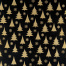 Бумага упаковочная новогодняя "Black&Gold" 70х100 см, 10 дизайнов