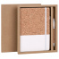 Блокнот в наборе с ручкой А5, 145х213 мм, BRAUBERG "Cork", под кожу,