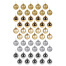 Шары елочные НАБОР 50 шт., 6 см, "Gold&Silver Spark", пластик,
