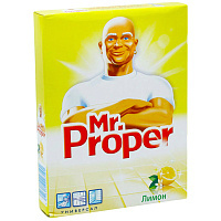 Средство для мытья полов универсальный моющий порошок Mr.Proper, Лимон, 400гр: 81533411 штр.:  5413149031685