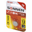 Батарейка литиевая SONNEN Lithium CR1620 "таблетка, дисковая,