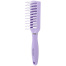 Расческа для волос скелетная, 22,5х4,5 см, продувная, фиолетовая/белая, MONTE