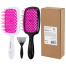 Расческа для волос массажная 20х8,5 см, НАБОР 2 шт. + щетка для чистки В