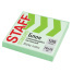 Блок самоклеящийся (стикеры) STAFF STANDARD, ПАСТЕЛЬНЫЙ 76х76 мм, зеленый, 100