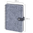 Ежедневник недатированный, А5, 135х210 мм, BRAUBERG "Felt", на гребне,