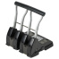 Дырокол на 4 отверстия металлический МОЩНЫЙ BRAUBERG "Heavy Duty
