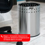 Корзина металлическая для мусора ЛАЙМА "Bionic", 12 л, матовая,