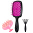 Расческа для волос массажная 20х8,5 см, массажер и щетка для чистки В ПОДАРОК,