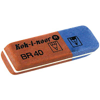 Ластик "Blue Star" 40, скошенный, комбинированный, натуральный каучук, 57*19*8мм: 6521040021KDRU штр.:  85950696