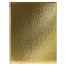 Блокнот А5 167х216 мм, 80 л., твёрдый, бумвинил "METALLIC", клетка,