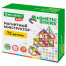 Магнитный конструктор MAGNETIC STICKS, 72 магнитные детали, BRAUBERG KIDS,