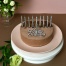 Свечи для торта "Happy Birthday". Набор 10 шт + топпер. Длина 8 см. 2