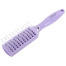 Расческа для волос скелетная, 22,5х4,5 см, продувная, фиолетовая/белая, MONTE