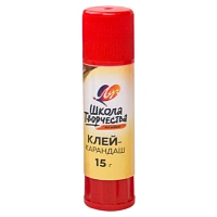 Клей-карандаш ЛУЧ "Школа творчества", 15 г, PVP основа, 29С 1736-08