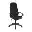 Кресло руководителя Helmi HL-E79 "Elegant" LT, ткань, черная, механизм