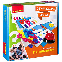 Обучающие игры Bondibon Настольная игра «ПАЛЬЦЫ ВВЕРХ», BOX 25x7x25 см  ВВ2413
