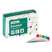 Булавки офисные 28 мм, 150 шт., карт. коробка: SP28_2262 штр.:  4680211002626