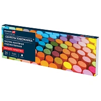 Пастель масляная художественная BRAUBERG ART "Секреты художника", 24 цвета, круглое сечение, 182096