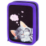 Пенал BRAUBERG, 3 отделения, полиэстер, 21х14 см, "Sleeping kitten",