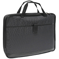 Сумка деловая "Ancona" ткань, черный: По_ТК_688 штр.:  4610008526882