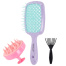 Расческа для волос массажная 20х8,5 см, массажер и щетка для чистки В ПОДАРОК,