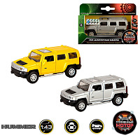 Машина металлическая 1:43 Hummer H3, откр.двери, цвета в ассорт., 10см 870131