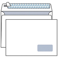Конверт C4, KurtStrip, 229*324мм, б/подсказа, с прав.окном, отр. лента, внутр. запечатка 121102